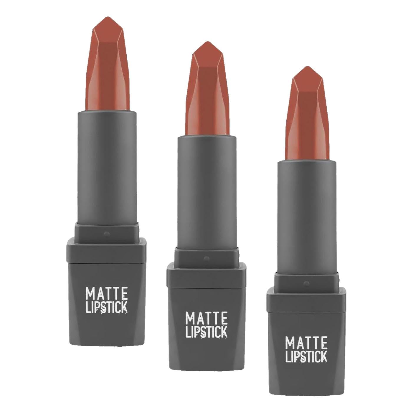 ALIX AVIEN Yoğun Renk Veren Uzun Süre Kalıcı Nemlendirici Kadifemsi Mat Ruj - Matte Lipstick 406 Soft Terracott (3 paketi)
