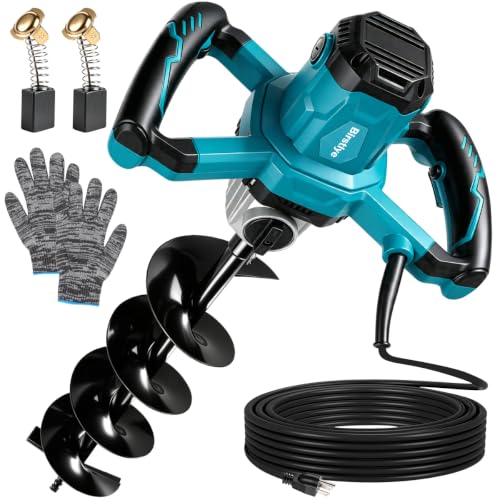 CSN829 - Pole Guide Joystick May Be Activated Inadvertently - 2016-2021 Altec DH, D3000, DT65, & DT85 Digger Derricks 7 1500W Electric Post Hole Digger, Electric Post Hole,Heavy Duty Earth Auger with 6' Auger Drill Bit & 32.8FT Power Cord, Power Hole Digger Electric for Fence, Drilling, and Tree Planting.