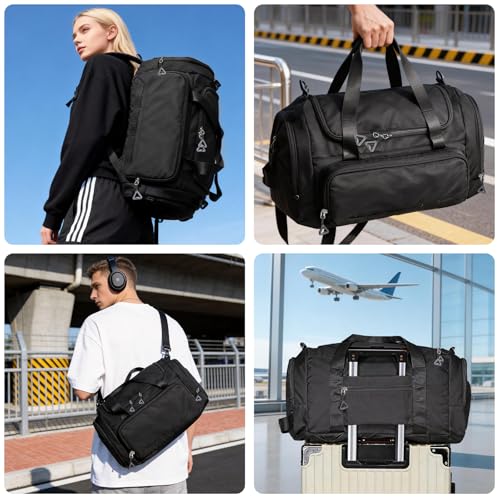 Sac de weekend multifonction avec poche humide étanche intégrée - 4