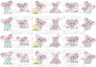 Elephant Mom Mother's Day Nail Art Decals