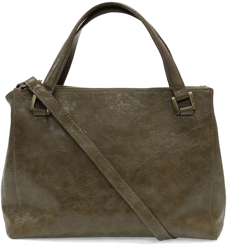 Joy Susan Shawna Triple Zip Satchel Crossbody Handbag