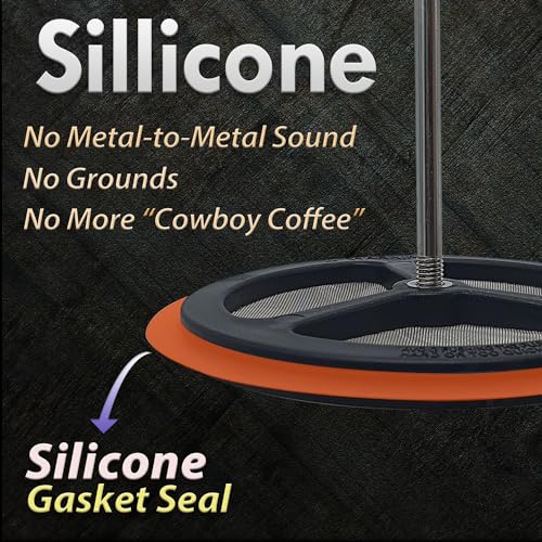 Portableand French Press Replacement Mesh Filters With Silicone Ring Stainless Steel French Press Screen For 1000 Ml thumb #6