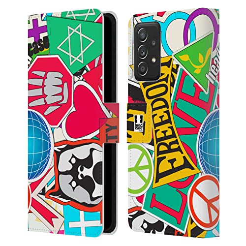 Étui Portefeuille en Cuir Galaxy A52s 5G Head Case Designs Plaidoyers Housse Haute Qualité
