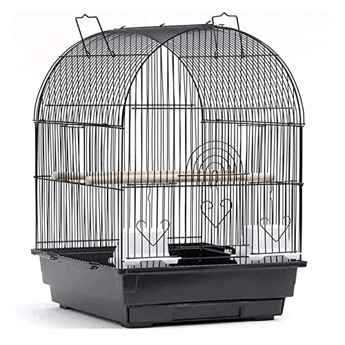 鳥のケージ大きな金属製の鳥のケージ携帯型鳥のキャリア、トラベルフライングバードケージのローリングスタンドの引き出しシャーシが簡単に清掃できる斬新なデザイン、c