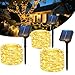 Luci Solari Esterno, [3 Pacchi] 17M 150 LED Catena Luminosa Esterno Solare IP65...