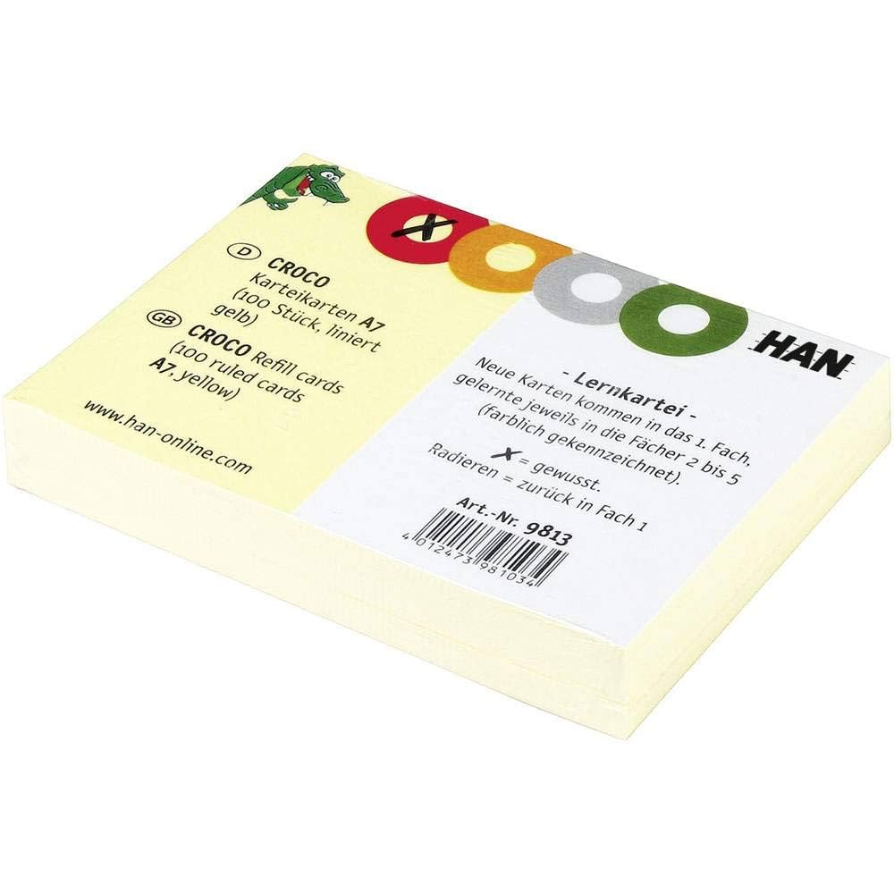 Amazon | Han HanインデックスカードforクロコDIN a7 Landscape