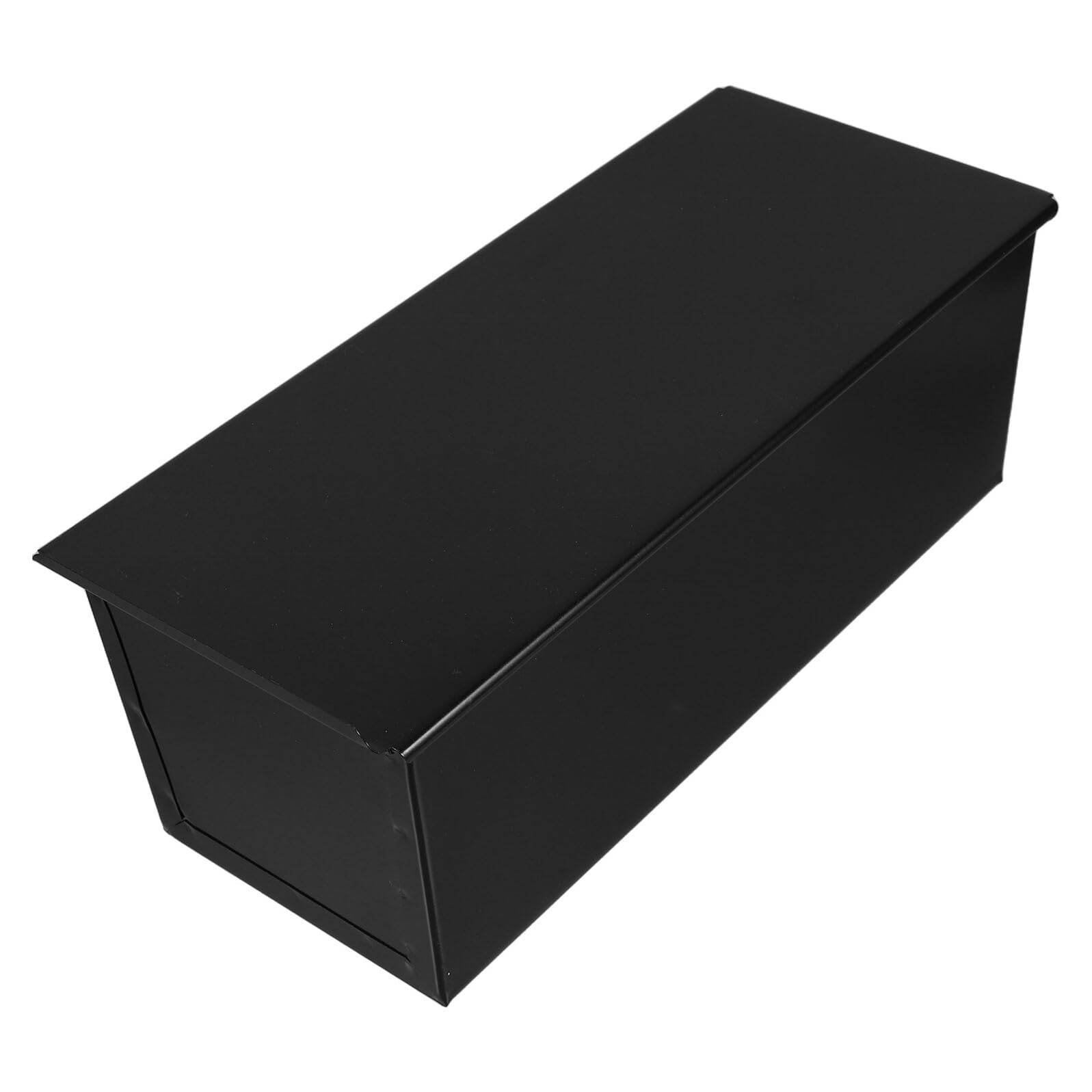 OUNONA Schwarze Antihaft Toastbrot Kastenform aus Metall mit Deckel 1000g Kapazität für Zuhause und Küche Backform für Sandwichbrot und Brot