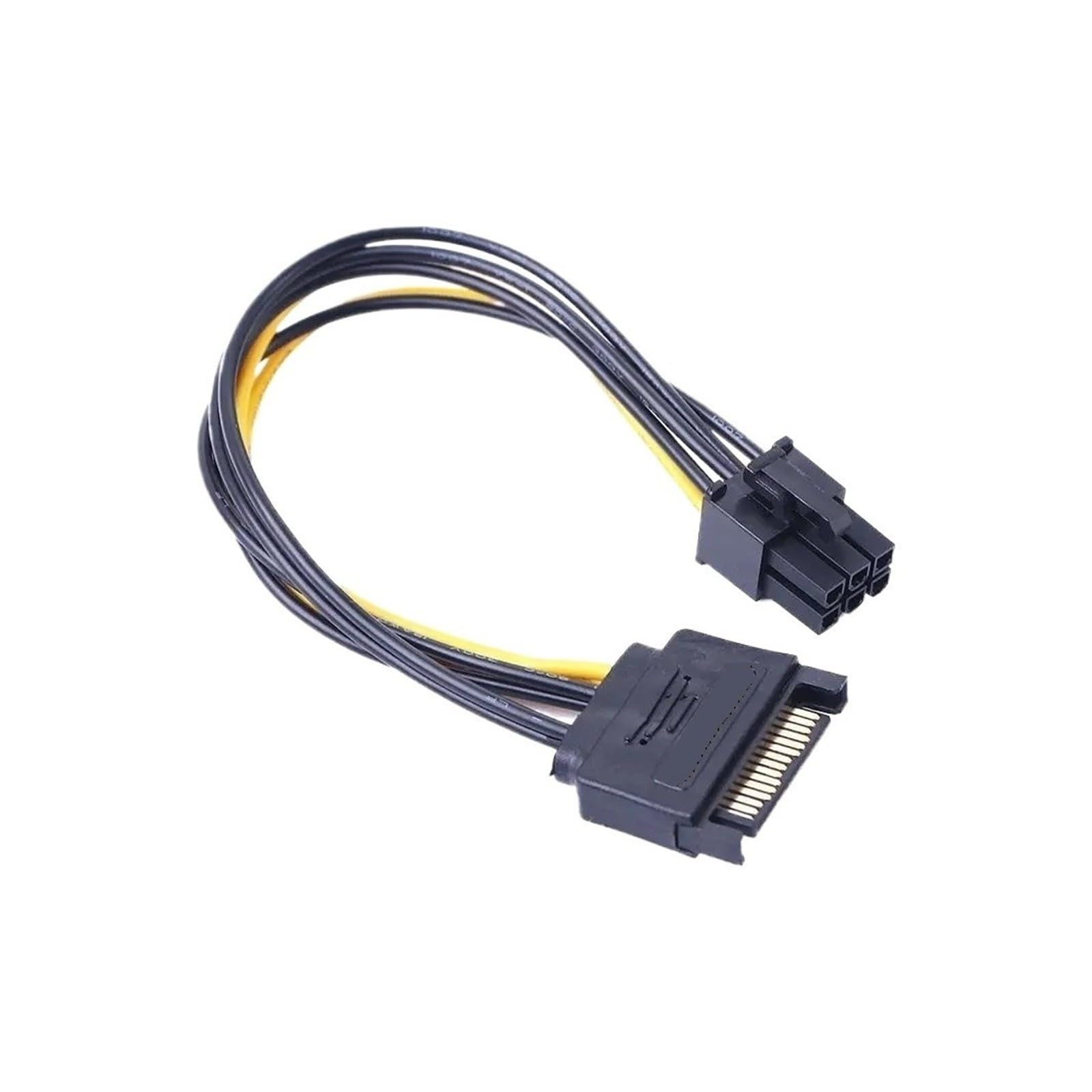 Generico Cavo di alimentazione misto SATA 15 pin‑6 pin