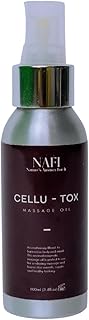 NAFI Cellu-Tox Anti Cellulite Massage Oil with Plant Extract, Skin Tightening & Firming Massager for Men & Women 3.4 Fl.oz