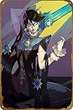bayonetta game Game Poster Metal Tin Sign Gift For Game Gamer 12 x 8 Inch