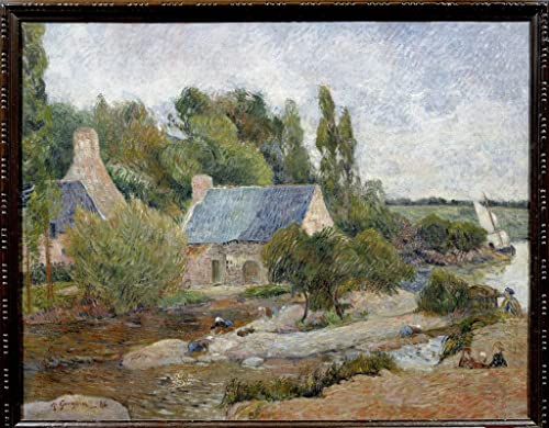 Tableau Lavandières à Pont Aven, l'idée cadeau artistique idéale pour sublimer une maison