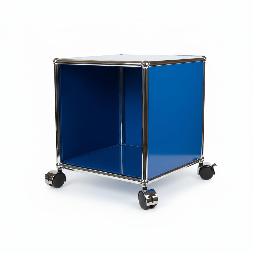 Außentablar 350x350 5010 Enzianblau kompatibel mit USM Haller | Passend für USM Haller · Stahl pulverbeschichtet · Tablar / Ablage / Regalboden · Seitenteil außen · 1:1 Ersatz