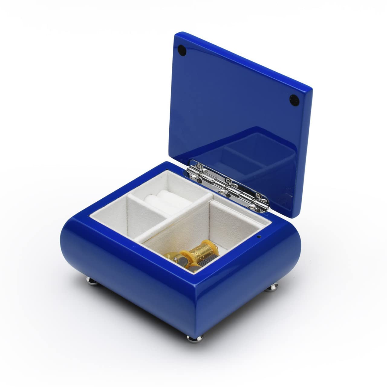 Amazon.co.jp: 高光沢 ネイビーブルー 23音符 オルゴールジュエリー