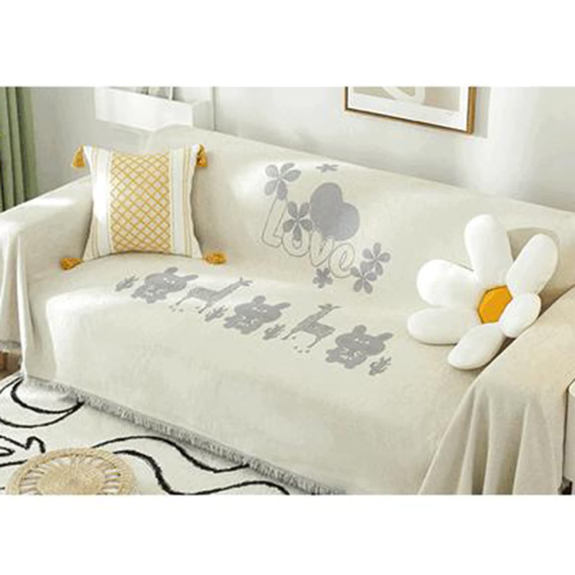 Amazon｜DB3NK マルチカバー約180*230cm ソファーカバーキルト 水洗い