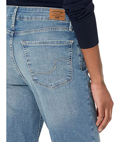 LEVI STRAUSS SIGNATURE Gold Women's Totally Shaping Mid Rise Straight Jeans - image 3