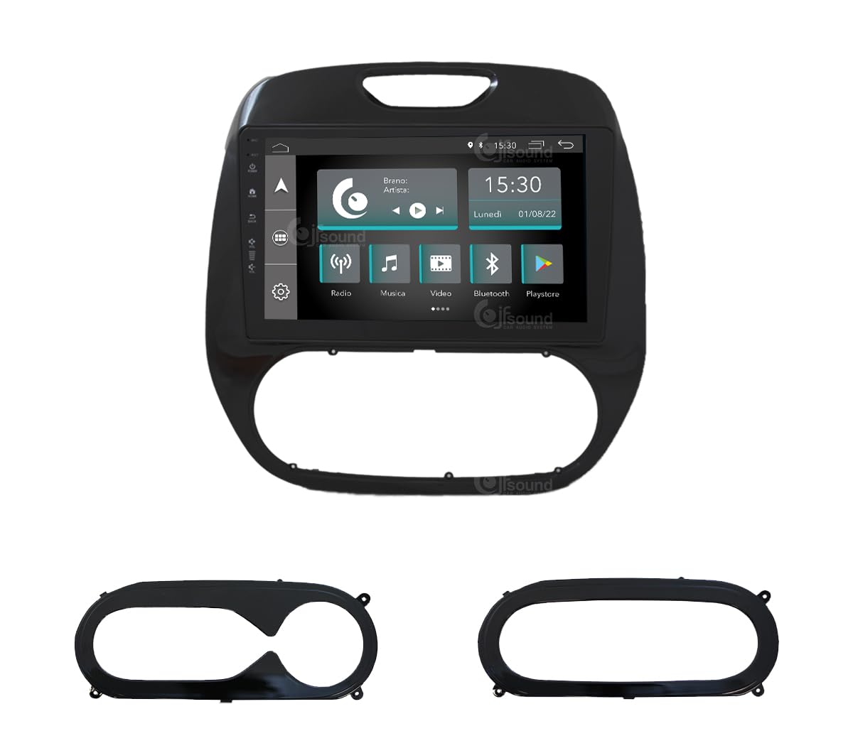 Radio de Coche para Renault Captur 2013-2016 (con medianav o USB Central) Android GPS Bluetooth WiFi USB Dab+ Touchscreen 9" 4core Carplay AndroidAuto