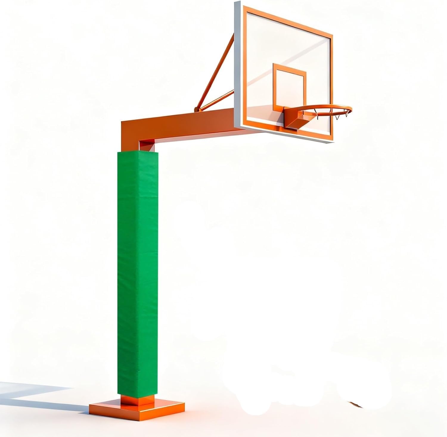 Coussinet de poteau de basket pour sécuriser le garage et le sous-sol