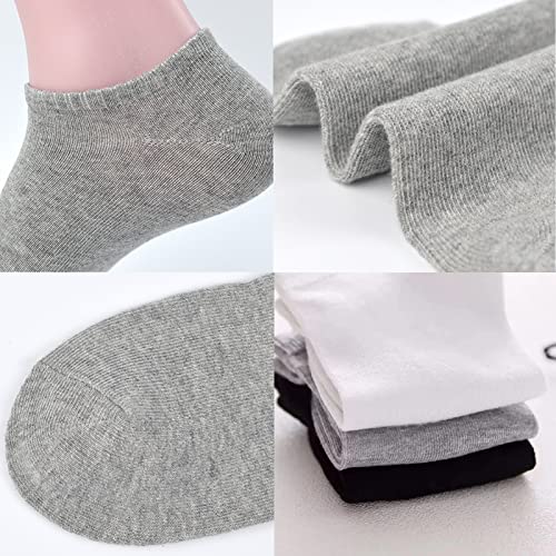 12-30 Pairs Low Cut Ankle Socks for Men Thin Breathable Casual No Show Athletic Socks Bulk3