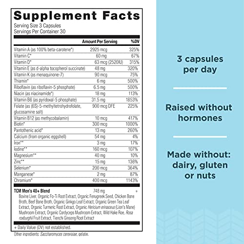 Ancient Nutrition Multivitamins for Men and Women, Age 40+ (90 Count) - image 3