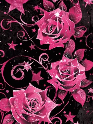 Diamond Painting Rose 5D pour illuminer votre salon avec une décoration florale