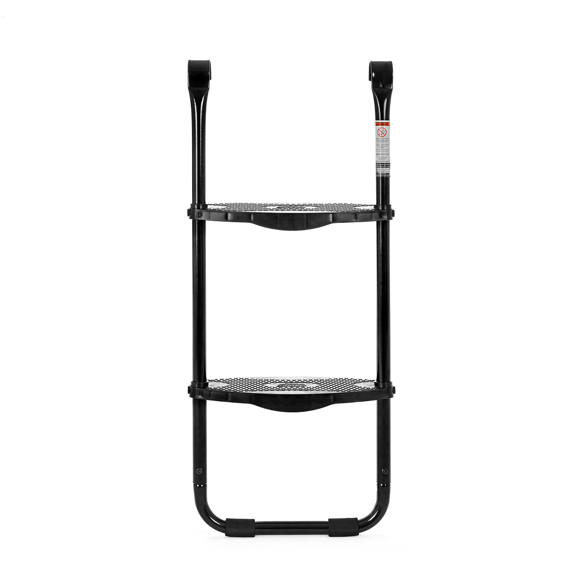SkyBound Two-Steps Universal Trampoline Ladder - Wide-Step Ladder for Trampoline - Heavy-Duty Steel Ladder with Non-Slip Plastic Steps - Trampoline Parts and Accessories - Durable and Easy Install