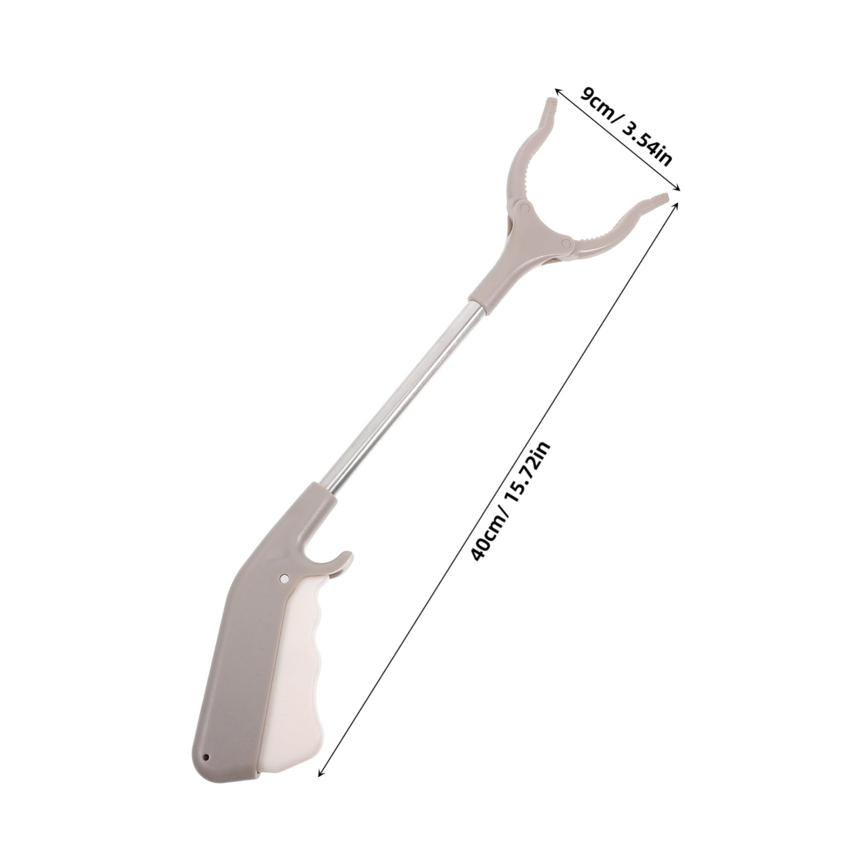 OUNONA 2pcs Garbage Clamp Claw Reacher Grabber Tool Long Handle for Safe and Easy Debris Pickup