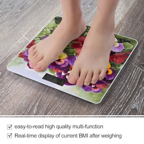 Báscula digital para baño con pantalla grande y vidrio templado miniatura 5