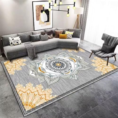 Xiaosua Alfombras De Pie Cama habitacion 120x120CM Alfombra para arenero Gato Grigio Floral Vintage Juvenil Salon Baratas Pelo Corto