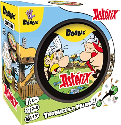 Asmodee - Dobble : Astérix - Jeux de société - Jeux de cartes - Jeu d'observation et de rapidité - Jeu adulte et enfant à partir de 6 ans - 2 à 8 joueurs...