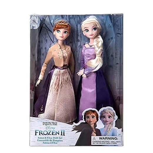 2 unids/set 28 cm juguetes congelados 2 Elsa Anna figura princesa muñeca juguetes, con accesorios Frozen Girl colección muñecas niños