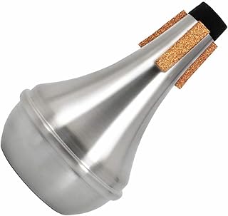 Aluminum Practice Trumpet Jazz Mute Silencer, Mini Trumpet Practice Mute for Jazz, Reduce Sound By 60% -70%