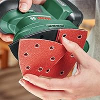 Bosch Akku-Multischleifer EasySander 18V-8 (Ohne Akku; 18 Volt System; für die DIY-Holzbearbeitung; 3x Schleifblätter; 20x Schleifpapier; im Karton) – Amazon Edition – Ansicht 6