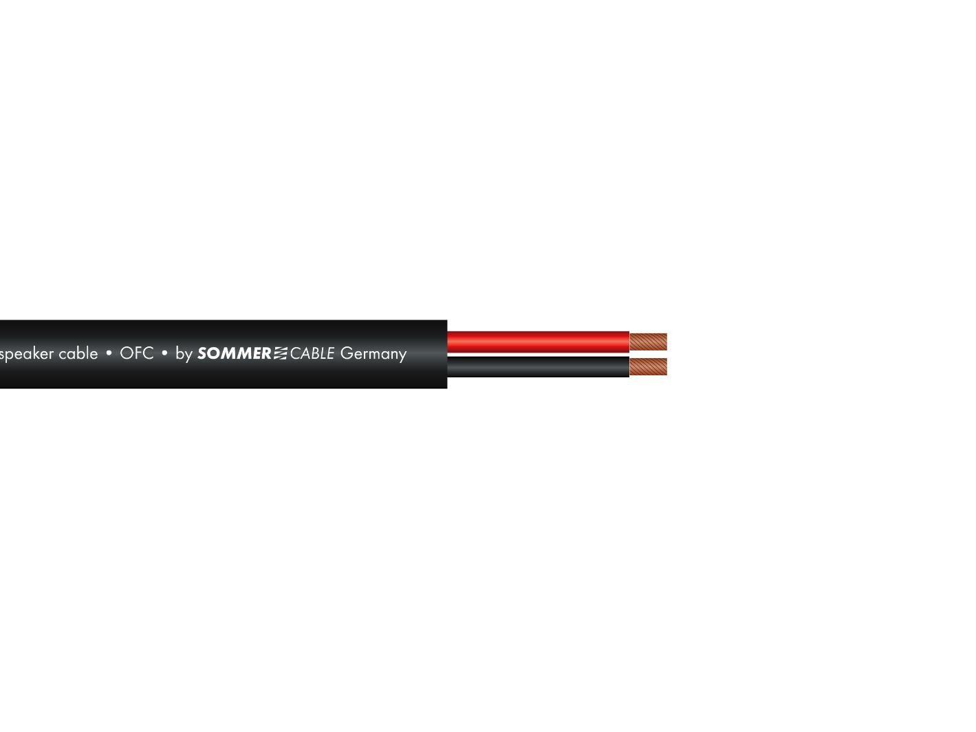 Speaker Cable 2 x 2.5 100 m Summer Black Printer