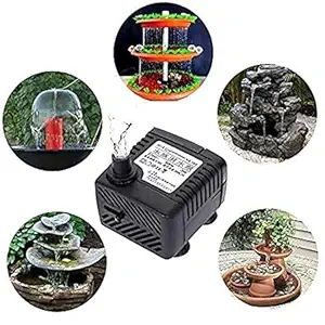 Craftisan Ac 220V Submersible Fountain Aquarium Pond Spare Replacement Pump with 4 LED