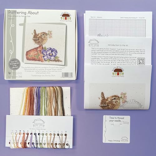 Image of Cross Stitch Kit: Pottering About XHD137 by Bothy Threads