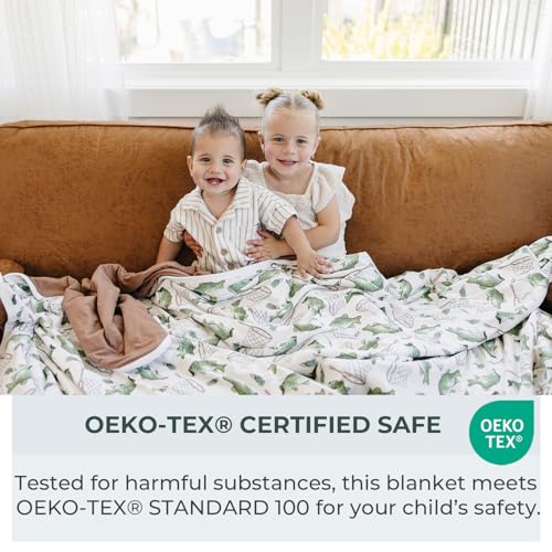 Image of Pobibaby Jumbo Oversized Big Blanket, 65x75, Soft Cotton (Gone Fishing)