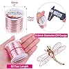 anezus 20 Gauge Jewelry Wire, 28 Yards Craft Wire Tarnish Resistant Copper Beading Wire for Jewelry Making Supplies and Crafting(Rose Gold) #1