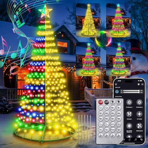 7ft Smart Pre-lit LED Cone Christmas Tree - 30+ Modes