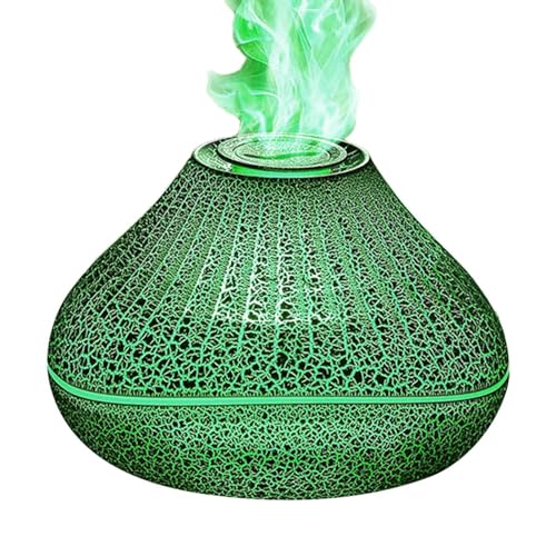 Samuliy Máquina de aromaterapia de llama, humidificador de aire de escritorio, humidificador USB, humidificador difusor de aire de 160 ml, difusor de aroma para dormitorio, mesita de noche