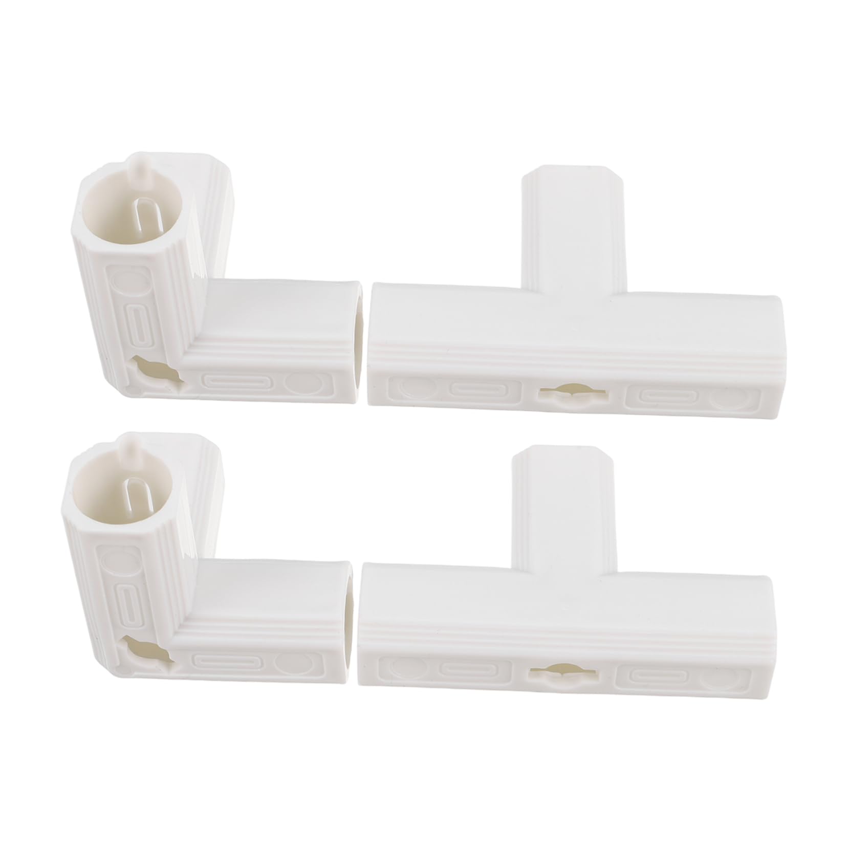 BESPORTBLE 4Pcs Playpen Connector Parts Way Elbow Fittings for Indoor Play Easy Assembly Playpen Accessories for Areas and Folding Panels