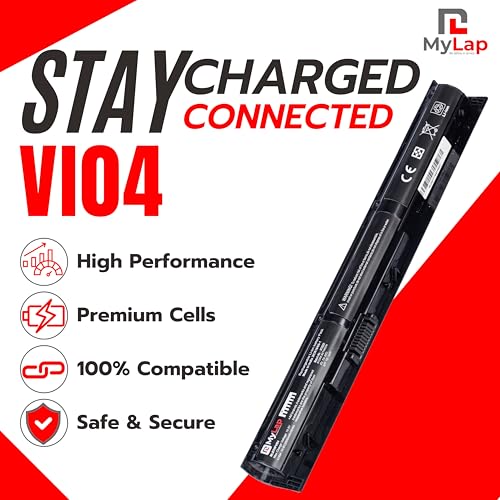 MYLAP VI04 V104 Laptop Battery Compatible with HP Pavilion 15-P 17-F Series 15-p011na 15-p165sa 15-p214dx 15-p003ax 17-f115dx 17-f215dx Fit... - Image 2