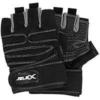 Guanti Da Palestra JELEX Power Premium: Imbottiti E Gommati Per Sollevamento Pesi E Allenamento - 3