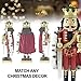 Clever Creations King Arthur 14 Inch Traditional Wooden Nutcracker, Festive Christmas Décor for Shelves and Tables