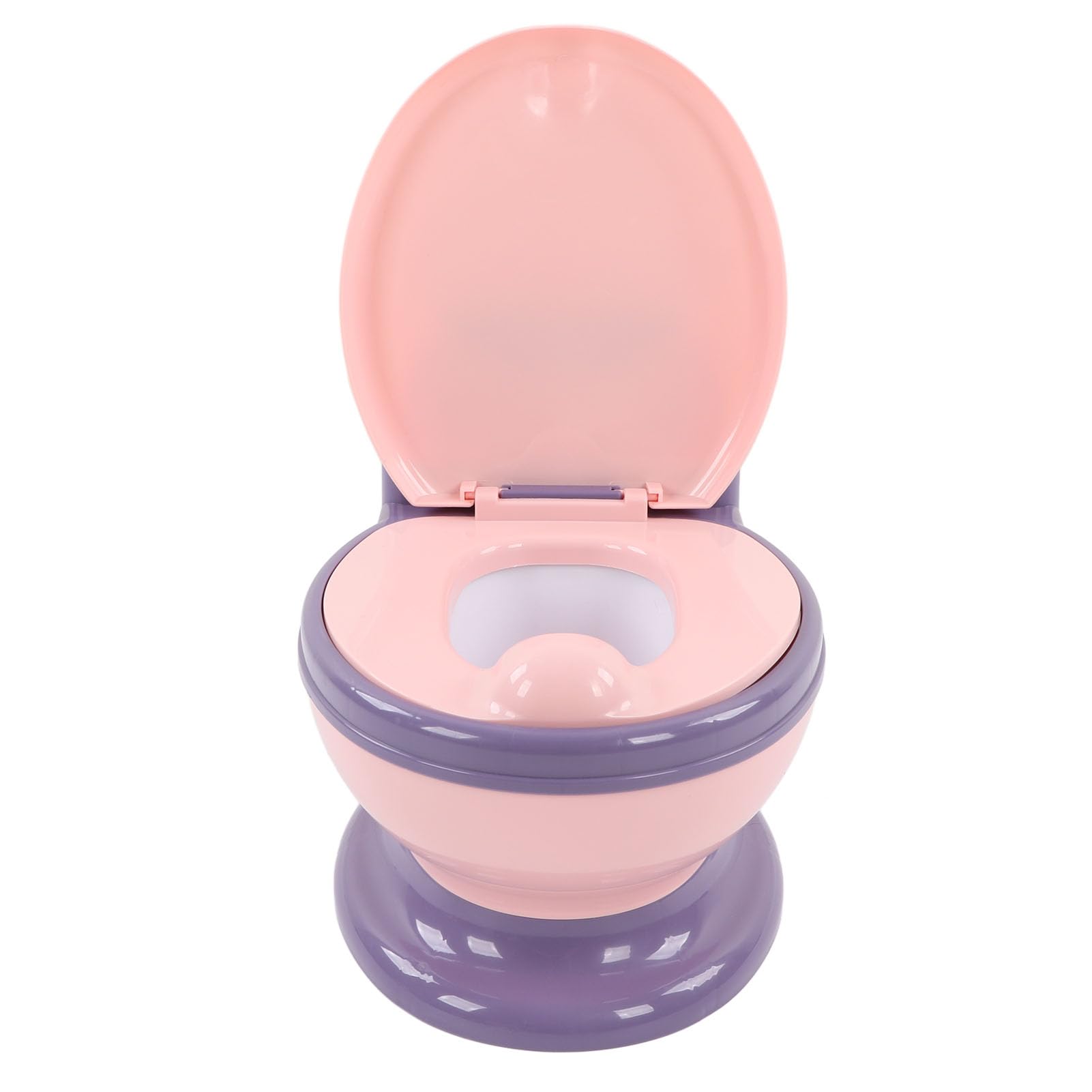 Toilette per Vasino, Toilette per Bambini Lavabile e Staccabile, Design Ergonomico di Grandi Dimensioni con Spazzola per la Casa (Viola rosato)