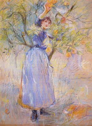 Peinture à l'huile de Berthe Morisot, reproduction d'art haut de gamme 12x16