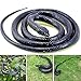 Giocattolo in gomma finto serpente, lunghezza 150 cm, realistico da giardino in gomma, giocattolo per Halloween, ottimo regalo per amici familiari