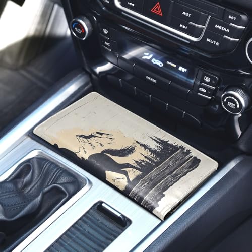 Organizador de auto de cuero Slim miniatura 5