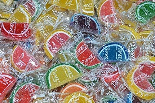 Pizazz Juicy Jellies Fruit Slices, Individually Wrapped, 2 Pounds
