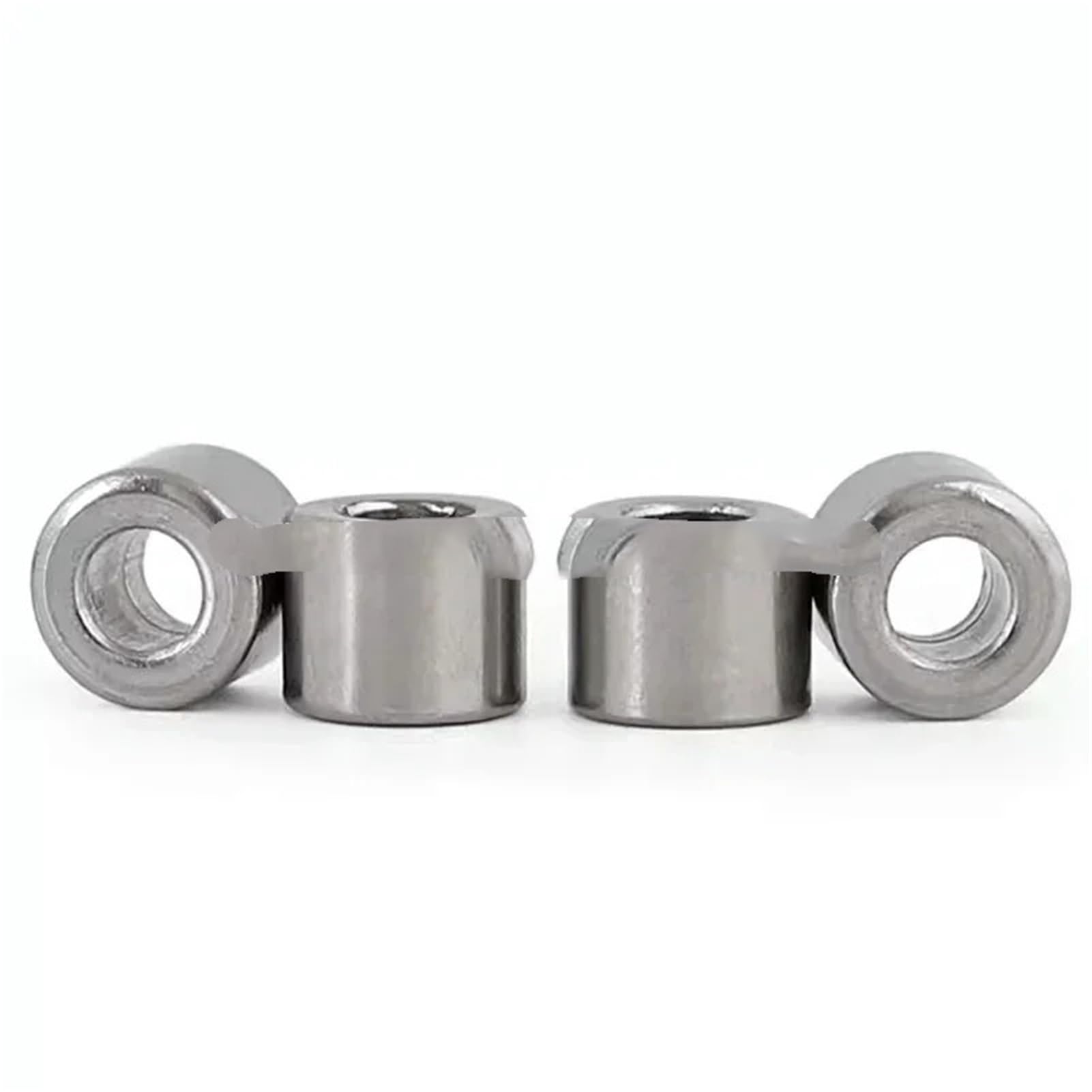 Roulements rigides à billes Lot de 5 à 10 douilles creuses en acier inoxydable, diamètre intérieur 4 mm, diamètre extérieur 6/7/8/9 mm, résistantes à l'usure(4x7x6mm(10Pcs))