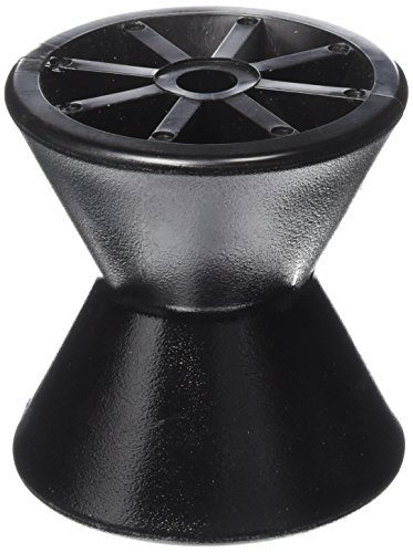 Tie Down 86400 Boat Trailer Bow Roller – 4 Inch Black PVC Roller | 1/2” Shaft | Center Roller for Bow Stop | Durable Marine Trailer Replacement Part for Boat Loading and Transport